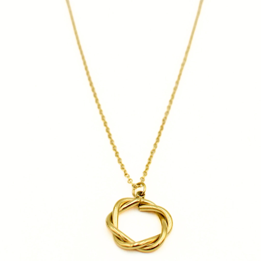 Gold Plated Twisted Necklace